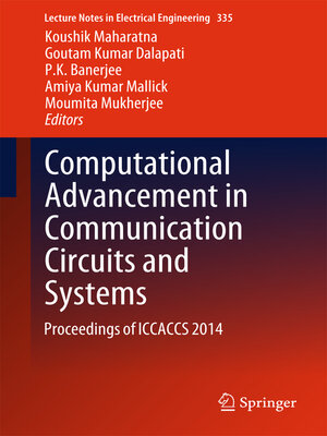 cover image of Computational Advancement in Communication Circuits and Systems